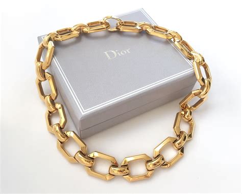 christian dior pendant necklace|christian dior chunky necklace.